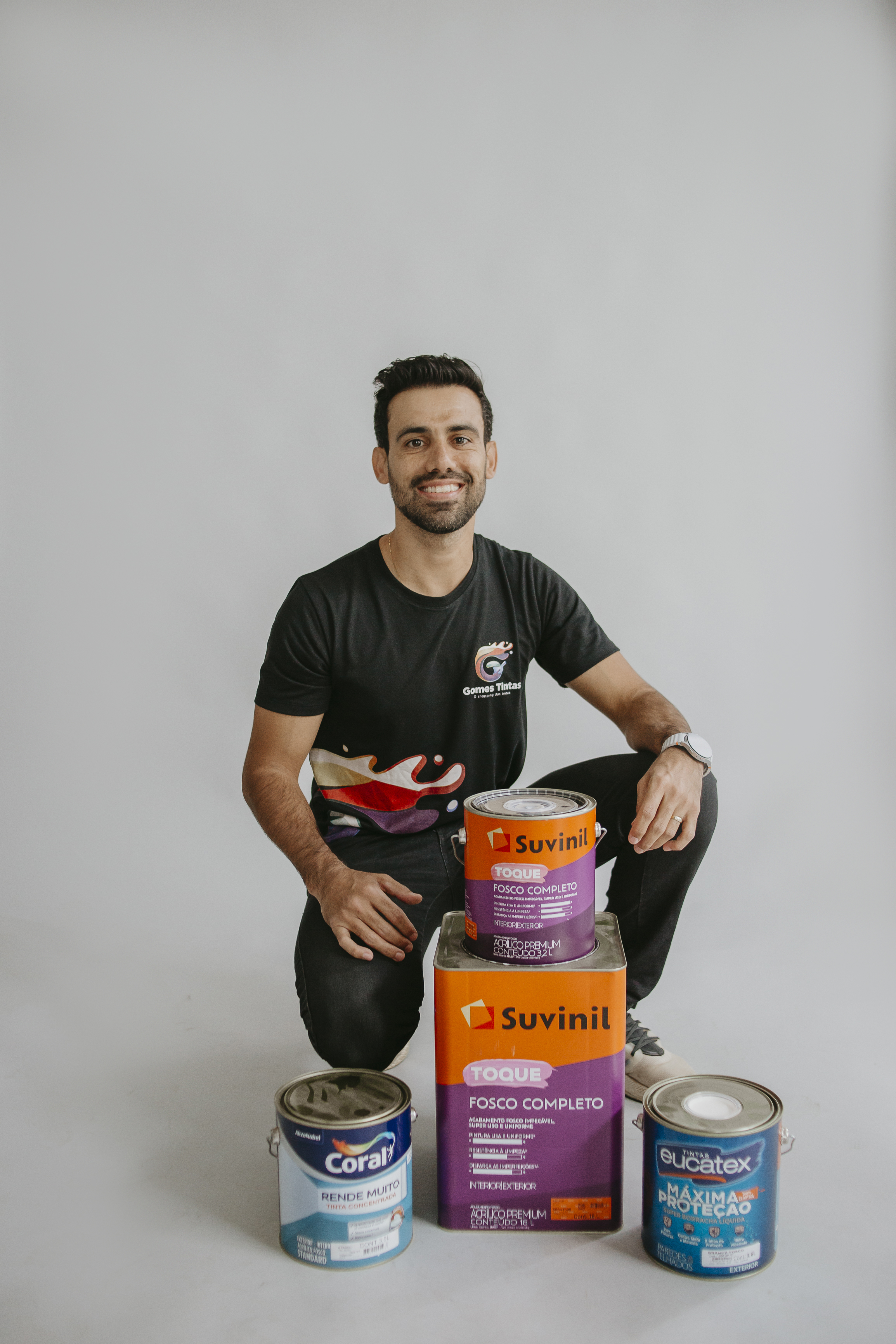 Edmilson Gomes, fundador da Gomes Tintas